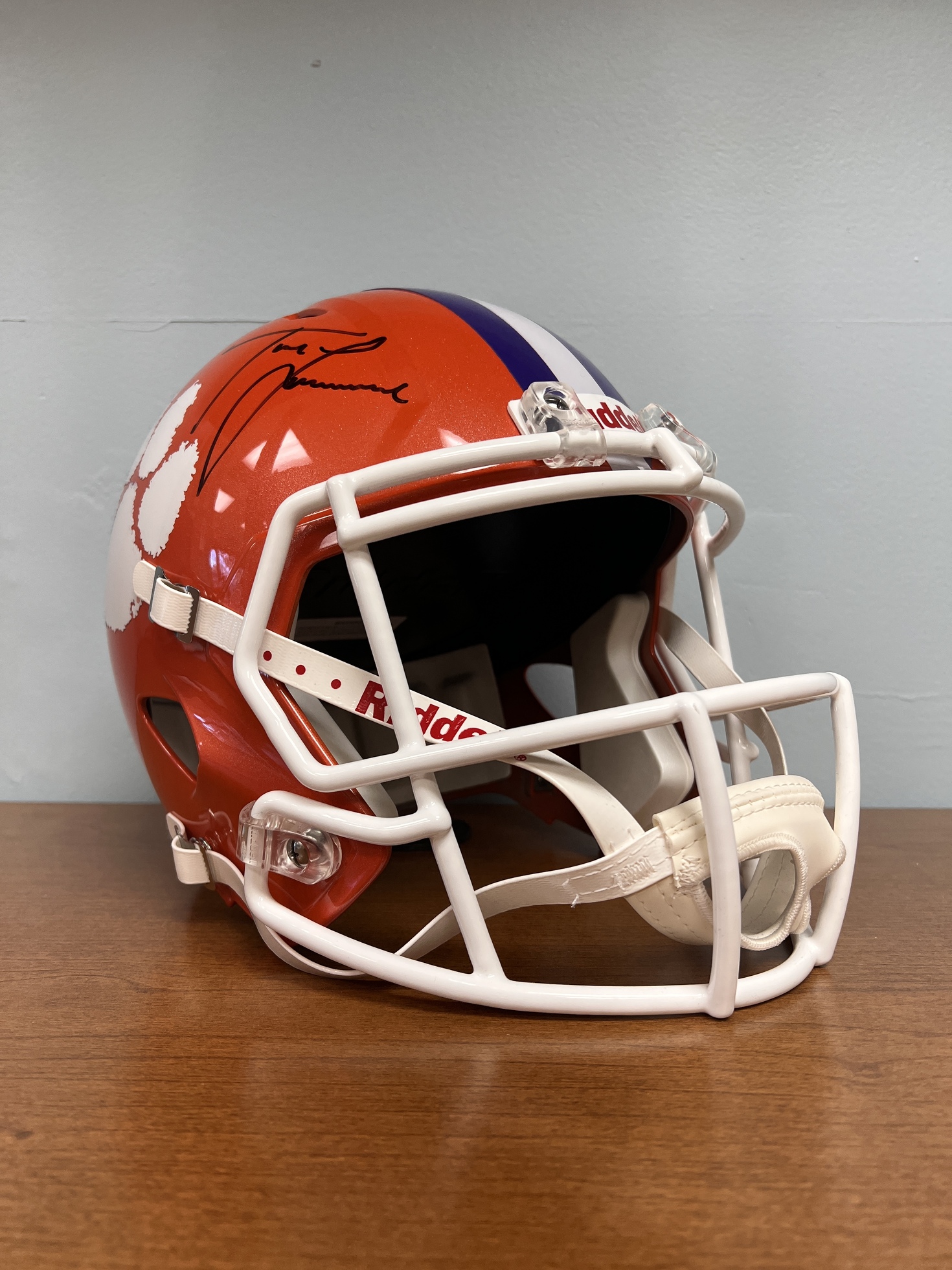 Clemson Dynamic Duo Signed Helmet - image 1